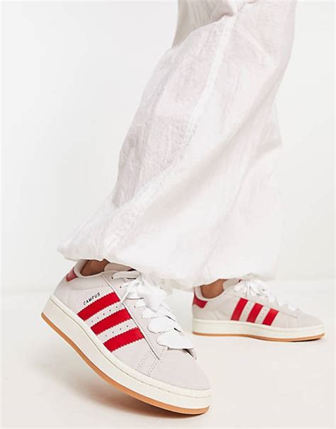 adidas dames witte sneakers met rood|Dames Sneakers .